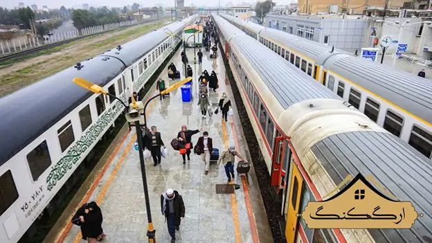 حرکت از ایستگاه قطار
