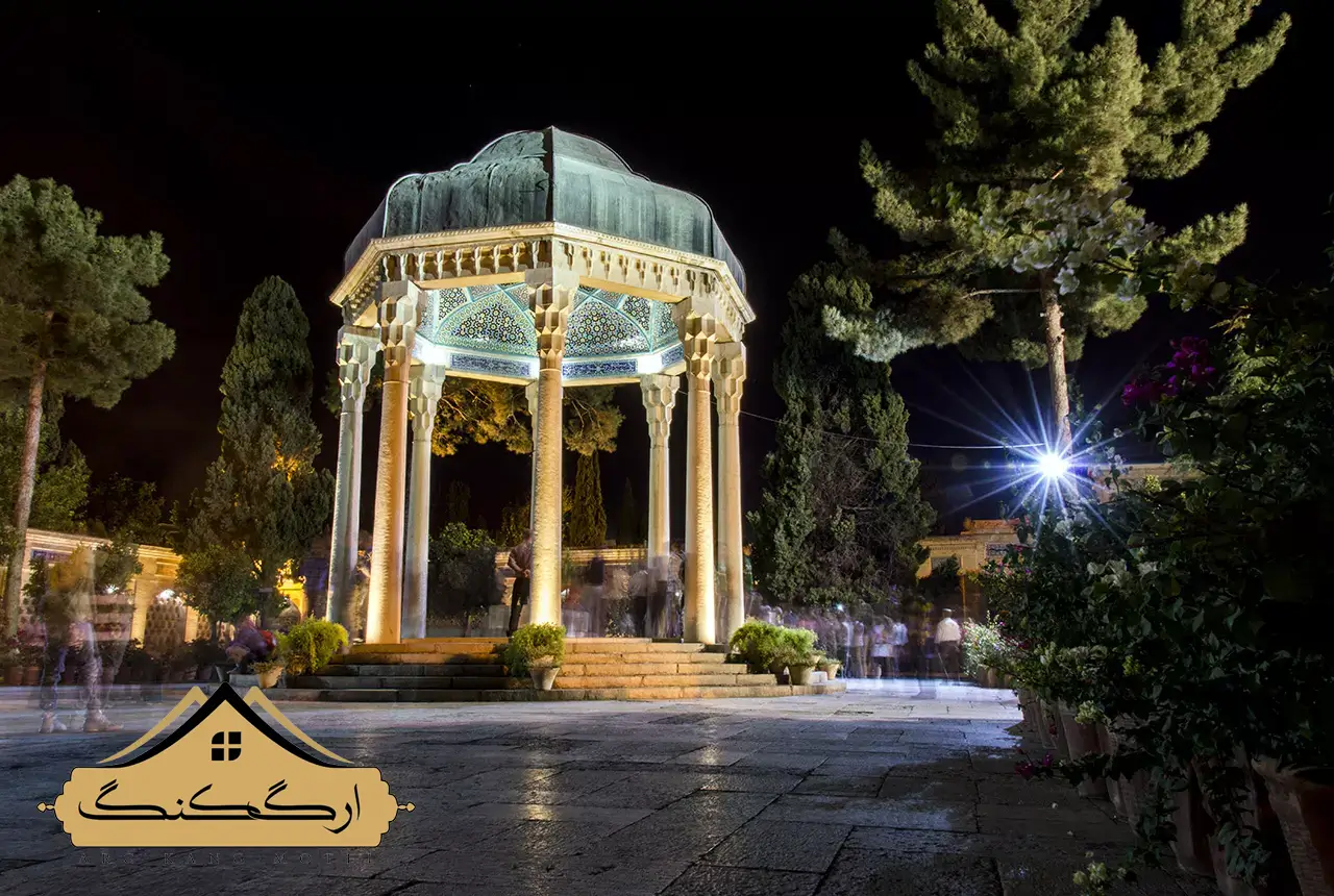 حافظیه در شب شیراز