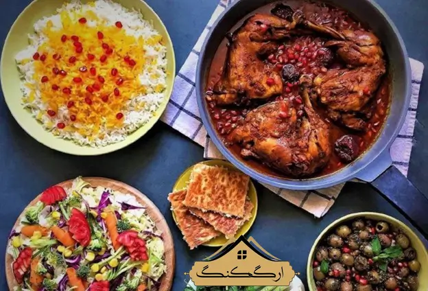 سفره غذاهای محلی شمال ایران
